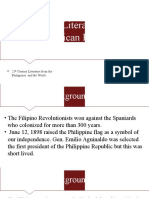 Philippine Literature During American Period: 21 Century Literature From The Philippines and The World