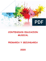 Contenidos Educacion Musical