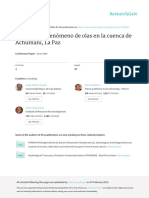 1995 (06) - LaPaz - Molina (Hidrologia y Fenomeno de Olas en La Cuenca de Achumani, La Paz PDF