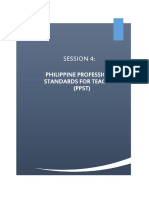 Session 4:: Philippine Professional Standards For Teachers (PPST)