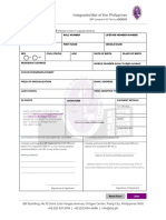 Ibp Lawyers Id Form: Integrated Bar of The Philippines