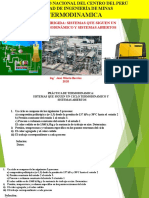 Práctica Dirigida CICLOS TERMODINÁMICOS Y SISTEMAS ABIERTOS