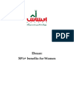 Ehsaas: 50%+ Benefits For Women