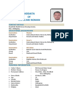 Biodata: OF Hafez - MD Noman