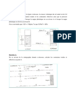 2-Contrainte Total Et Effective - Application