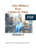 Estudios Biblicos para Celulas de Ninos - Modulo 6