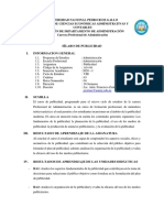 Silabo Publicidad 2020 I PDF