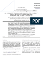 Therapeutic Role of Low-Carbohydrate Ketogenic Diet in Diabetes