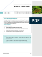 Soil and Water Engineering: Course Description and Objectives