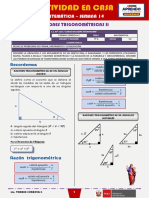 SEMANA 14 - RAZONES TRIGONOMÉTRICAS II (5to MATEMÁTICA)