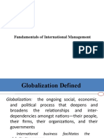 Fundamentals of International Management