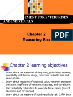 Measuring Risk: Risk Management For Enterprises and Individuals