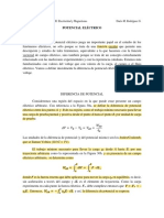 Lectura Potencial Eléctrico y Energía Potencial