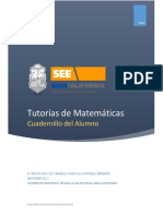 Cuadernillo de Tutorias de Matematicas (Alumno) PDF