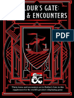 Baldur's Gate Items & Encounters (5e)