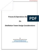 General Guidelines For Distillation Column PDF