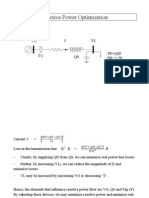 Reactive Power Optimization: Transmission Line VL VG I