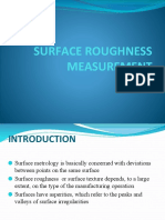 Surface Roughness Measurement