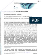 On The Dynamics of Starting Plumes: N. Bhamidipati and Andrew W. Woods