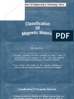 Classification of Magnetic Materials