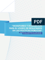 Monitoreo y Evaluacion para El Logro de Resultados en Las Politicas Publicas