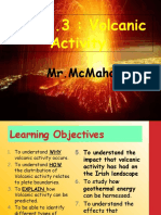 Unit 1.3: Volcanic Activity: MR - Mcmahon