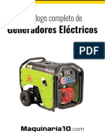 MAQUINARIA - Catálogo de Generadores Eléctricos PDF