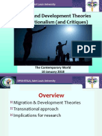 Lecture 2 - Migration & Development Theories and Transnationalism