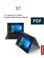 X1 Yoga and X1 Carbon Hardware Maintenance Manual