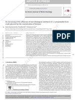 An Increasing of The Efficiency of Microbiological Synthesis of 1 3 Propanediol From Crude Glycerol by The Concentration of Biomass