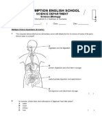 WS6.2 Nutrition in Humans