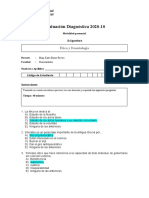 Evaluación DIAGNÓSTICA