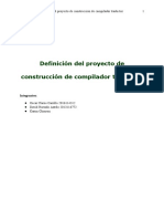 Definición Del Proyecto Compiladores