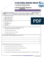 Es135 Identifica La Oración y Sus Partes Como Unidad de Significado