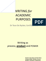 Writing For Acadmic Purposes