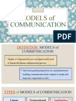 Models of Communication