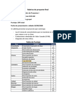 Rubrica de Proyecto Final