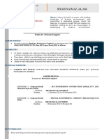 Shahnawaz CV For Shutdown Maintenance Engg