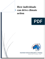 How Individuals Can Drive Climate Action: Australian Centre For Education Training