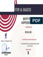 Sertifikat Khoirul Alim