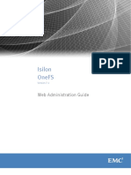 Isilon GUI Administration