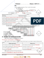 Corrigé Du Devoir de Contrôle N°1 - Génie Mécanique Butée Reglable - 3ème Technique (2010-2011) M