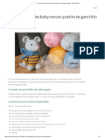 Crochet - Cute Baby Mouse (Patrón de Crochet Gratuito) - Nadie ELSe