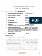 Proceso Dirección de Formación Profesional Integral Formato Guía de Aprendizaje