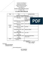 Class Program: Republic of The Philippines