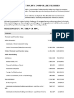 Bharat Petroleum Corporation Limited: Promoter and Promoter Group