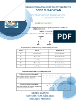 Potenciación, Radicación y Logaritmación 11 A 15 May