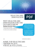 Healthcare Innovation: Professor Francesco Schiavone University of Naples Parthenope