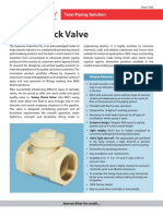 Swing Check Valve: Unique Features