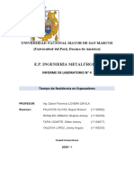 Tiempo de Residencia en Espesadores